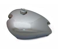 Per Norton Es2 1950's Facile Due Alluminio Carburante Gas Tank Con Cappello Aes