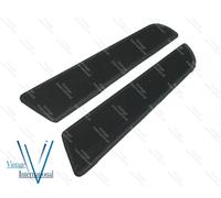 Per Norton ES2 Atlas Dominator Slimline Serbatoio Carburante Ginocchio Nero Paio