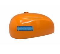 Per Norton Featherbed Slimline Moto Arancio Dipinta Carburante Benzina Serbatoio