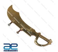 Per Norton Reale Enfield BSA Universale Ottone Anteriore Mudguard Numero Piastra