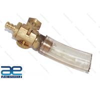 Per Norton Triumph BSA AJS serbatoio benzina rubinetto ottone dorato