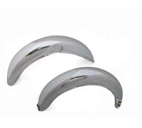 Per Norton Wideline Dominator Cromo Placcato Anteriore & Posteriore Set Aes