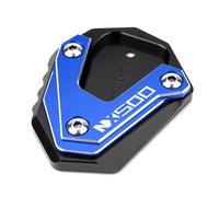 Per NX500 2023 2024 Cavalletto Laterale In Alluminio Per Moto, Supporto Ausiliario Per Colonna, Cuscinetto Di Estensione Supporto Cavalletto per Moto(Blue 1)