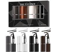 per occhi impermeabile, resistente agli occhi | Dougoir liquido a prova di macchia - 4 colori delle ragazze portatili cosmetici, trucco facile da applicare per la vita quotidiana, il matrimonio