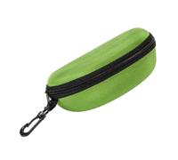 per occhiali a prova di urto - EVA Strato protettivo per occhiali | Portaocchiali portatili con carabiner, rigida per occhiali da sole con gancio, tasche da viaggio con clip, Verde