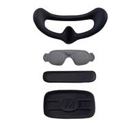 Per occhiali DJI AVATA2 Goggles 3 Aviation Glasses Special Light Edition: maschera, cuscinetti protettivi per fronte, nuca e tempie, accessori modificati(Maschera nera + copertura protettiva)