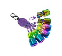 Per Octopus-Specific Squid Jig Case con sistema di montaggio a clip in lega di zinco e fattore compatto 5 x 2,5 cm per pescatore convenienza (C)