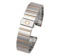 Per Omega Double Eagle costellation cinturino in acciaio acciaio inossidabile uomo e donna cinturino orologio 17 23 25 mm, 23mm