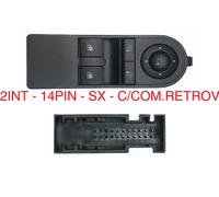 Per Opel Astra 2004>2009 Pulsantiera Alzac. Ant.Sx Retr NON Ribaltab. 14pin