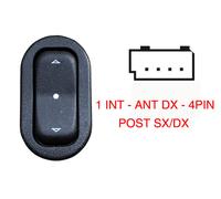 Per Opel Meriva 3.2003>05.2010 Pulsante Alzacrist Porta Ant Dx Post Sx=Dx 4pin