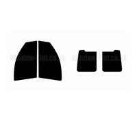 Per Opel Combo Furgone 2001-11 (C) Completo Pre Taglio Finestrino Colore E Post.