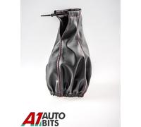 Per Opel Corsa Astra Vectra Cover Pomello Cambio di Marcia Nero Cuffia Rosso