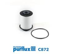 Purflux Filtro carburante C872-2 per Opel, Vauxhall, Chevrolet, General Motors