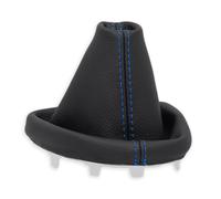 PER OPEL MOVANO B NISSAN NV400 2010-2019 PELLE CUFFIA LEVA CAMBIO CUCITURE BLU