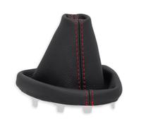 PER OPEL MOVANO B NISSAN NV400 2010-2019 PELLE CUFFIA LEVA CAMBIO CUCITURE ROSSE