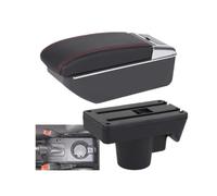 Per Opel Per Astra H 2004 2005 2006 2007 2008 2009 2010 2011 Scatola Bracciolo Auto Scatola Portaoggetti Bracciolo Scatola Bracciolo(D1 Black red No USB)