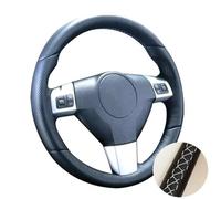 Per Opel per Astra per Borant 2006 2007 2008 Coprivolante per auto in microfibra e pelle cucita a mano(BIANCO)