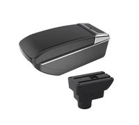 Per Opel Per Corsa D Box Bracciolo Schienale Per Auto Parti Interne Accessori Retrofit Stoccaggio Bracciolo Centrale Auto(B2 Black line NO USB)
