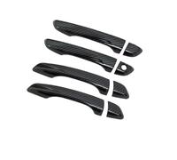 Per Opel Per Corsa F Per Vauxhall Per Corsa 2020-2023 Car Styling Accessori Auto Esterni Chrome Car Door Maniglia Copertura Maniglia Apriporta Auto(Carbon Fiber 4pcs)