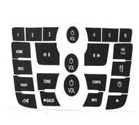 Per Opel Per Mokka 2013-2015 Auto Pulsante Di Controllo Aria Condizionata Pulsante Radio Decalcomanie Riparazione Adesivo Decorativo Console Centrale Strisce Decorative Auto Aria Condizionata( Multime