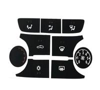 Per Opel Per Mokka 2013-2015 Auto Pulsante Di Controllo Aria Condizionata Pulsante Radio Decalcomanie Riparazione Adesivo Decorativo Console Centrale Strisce Decorative Auto Aria Condizionata( Manual
