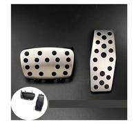 Per Opel per Mokka, per Vauxhall per Astra e Insignia, in acciaio inox, accessori per pedali per auto, freno, antiscivolo, per pedali, pedaliere (alluminio senza clip