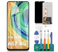Per Oppo A57S Display LCD Per Oppo A17 Touch Screen Per Oppo A17K Digitalizzatore Assembly Per Oppo A57 4G Sostituzione Dello Schermo Per Oppo A77 4G Kit di Riparazione Per Oppo A77S LCD (nero)