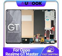Per Oppo Realme GT Master Display LCD RMX3363 RMX3360 LCD Touch Screen Digitizzare Pannello di Montaggio LCD Con Telaio Parti di Ricambio