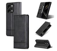 Per Oppo Reno14 Pro Global Azns Magnetico Vitello Texture Flip Telefono In Pelle