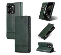 Per Oppo Reno14 Pro Global Azns Magnetico Vitello Texture Flip Telefono In Pelle Realizzato Con Attenzione A D