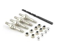Per Outcast 1/8 Per Infraction 1/7 4WD Per Kraton 1/10 Acciaio Al Carbonio Anteriore E Posteriore Per Supporti Ammortizzatori Universali RC Car RC Ricambi Accessori(Silver)