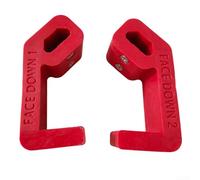 Per Packout per cassetta degli attrezzi compatibile porta cavi di prolunga 15,2 m con 2 staffe per un'organizzazione efficiente dei cavi (rosso A)