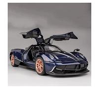Per Pagani Huayra DINASTIA 1 32 Simulazione Diecast In Lega Di Auto Modello Tirare Indietro Collezione Boys Christmas Toy(Blu)
