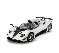 Per Pagani Zonda HP Barchetta 1:24 Modello Di Auto In Lega Simula Metallo Regalo Suono E Luce(White)
