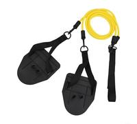 per palette per nuoto Dita per Tecnica Bracciata per palette(Yellow 20lb) | per materiale TPE elastico, gancio staccabile, resistenza , ideale per casa ufficio