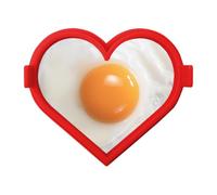 Per Pancake A Forma Di Cuore - Set Di Anelli Per Piastre Antiaderenti In Silicone, Stampo Per Uova E Torte Per Cucinare La Colazione | Macchina Per Pancake Facile Da Capovolgere Per Uso Diverte