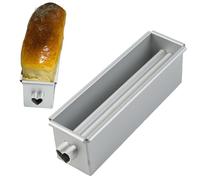 Per Pane Con Coperchio - Stampo Per Torta Con Scatola Per Toast In Lega Di Alluminio Antiaderente Da 0,05 Pollici | Stampo Per Torta Resistente Al Calore, Riutilizzabile, Per Pane, Torte, Polpe