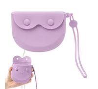 per paradenti - 9,8x8x2,5 cm in silicone, scatola per la conservazione della protesi, supporto per il fermo | per il trasporto di allineatori, la sicurezza degli apparecchi orali, l'