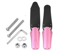 per parafango Anteriore Posteriore Regolabile Leggero per parafango | Alluminio leggero, adatto 16-20 pollici, protezione pioggia, design compatto, montaggio rapido(Pink)