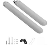 per parafango Bici Flessibile Acciaio Molla Anti-Deformazione | Design pieghevole, gomma elastica, nucleo acciaio molla, anti-deformazione, storage compatto(Light Gray)