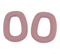 Per paraorecchie in schiuma di alta qualità, compatibili con Logitech Zone Vibe 100, cuscinetti di ricambio per cuffie wireless per una vestibilità aderente e riduzione del calore, colore rosa, due