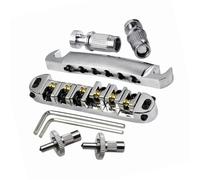 Per Parti Di Chitarra Tune-O-Matic Guitar Bridge Roller Silver Saddle Bridge Tail