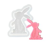 per Pasqua | Multiuso, Slegatura Facile, Realizzati a Mano - in Silicone a Forma di Coniglietto | per Dessert, Matrimoni, Compleanni, Halloween, Natale, San