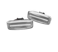 Per Patrol Y61 GU Sylphy Luce Di Posizione Laterale A LED Dinamica Sequenziale Per Parafango Anteriore Luce Di Direzione Direzione Lampada Freccia Retrovisore(White)
