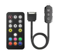 Per PC Case Illuminazione ARGB Controller LED 3 Pin ARGB Hub 17 Pulsanti Telecom