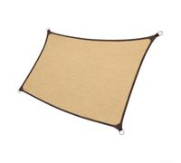 Per PE tessuto Ombra Panno 2x5m Cucito Bordo Sabbia per pe Tessuto Ombra (3 | Cuciture rinforzate, dimensioni 3x4m, struttura traspirante, riduce il calore, perfetto per terrazze