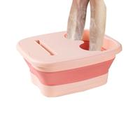 per pedicure - Vaschetta per massaggio dei piedi, secchio per pedicure portatile con fondo a pressione strutturato | Contenitore compatto per piedi spa per viaggi a casa, campeggio, recupero d