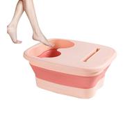 per pediluvio, per pedicure, pedicure, pedicure, con manico, grande secchio per bagnare i piedi, bacinella per massaggio con fondo ergonomico pieghevole, secchio portatile per atleti, viaggi