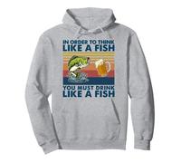 per Pensare Come Un Pesce Devi Bere Come Un Pesce Felpa con Cappuccio