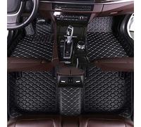 Per Per Cayenne Personalizzato Tappetini Auto 2011 2012 2013 2014 2015 2016 2017 Rilievi Del Piede Automobile Tappetini Moquette(Black-Beige,A)